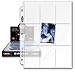 100 BCW 9-Pocket Plastic Sheets New Free Shipping