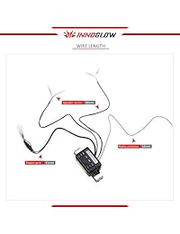 Innoglow manillar Amplificador estéreo Radio FM MP3 altavoz estéreo 2 altavoz de audio para motocicleta para Honda VT Shadow Spirit velorex Deluxe 600 750 1100