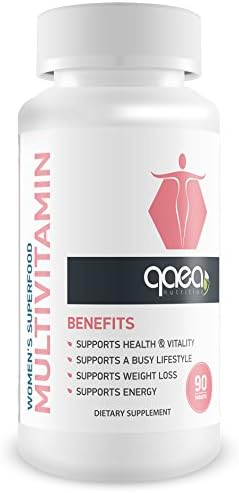 SUPERFOOD MULTIVITAMINS for Active Women โ Supports Energy, Weight Loss, and Health & Vitality. 90 Tablets