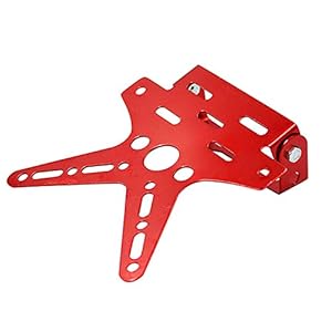 LOVSE Aangepast Motorfiets Kentekenplaathouder Aluminium Universele Mount Beugel Registratie Nummerplaat