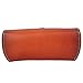 ZLYC Unisex Handmade Vegetable Tanned Leather Hard Eyeglass Case Sunglasses Holder (Brown, Slip-in slip-out closure)