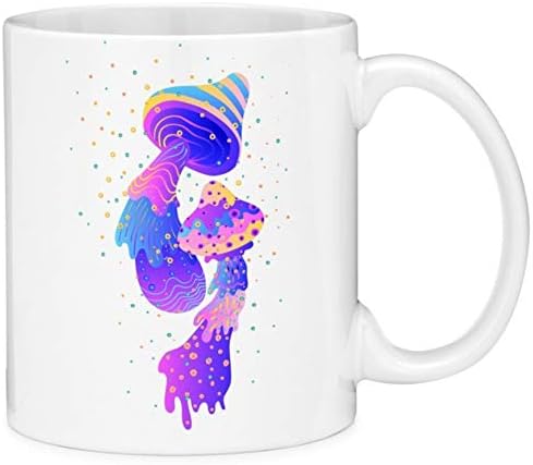 Mug Colorful Psychedelic Mushrooms Gift Coffee Mug