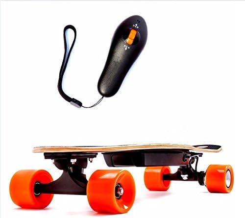 Electric Skate Board With Remote Hand Speed Control (colors Will Vary)