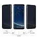 TECHO Privacy Screen Protector for Samsung Galaxy S8, Anti Spy 9H Tempered Glass [Case-Friendly] [Anti-Fingerprint] [Bubble Free] [Anti-Scratch]