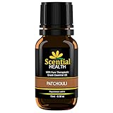 Patchouli Essential Oil By Scential Health 15ml (.5oz) 100% Certified Pure Therapeutic Grade Essential Oil With No Fillers, Bases or Additives AND ZERO Carrier Oils