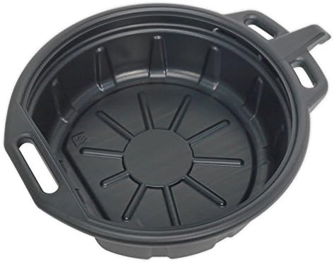 Sealey Oil Drain Pan 17L - DRP03, Black, 17Ltr