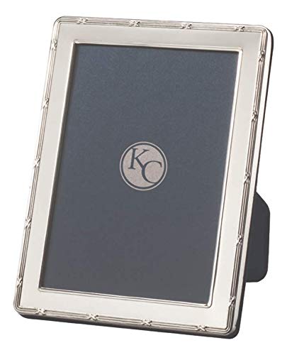 Kitney & Co - Sterling Silver Photo Frame Ribbon & Reed Design - 10" x 8"