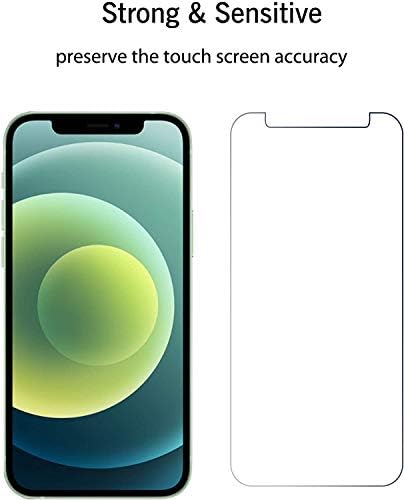 iPhone 12 and iPhone 12 Professional Tempered Glass Screen Protector - 6.1 inch - Shatterproof - Anti-Fingerprint