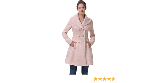 plus size boucle coat