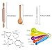 Bememo Kids Chef Set Children Cooking Play Kids Cook Costume with Utensils for Girls Children's Day Gift, 16 Pieces