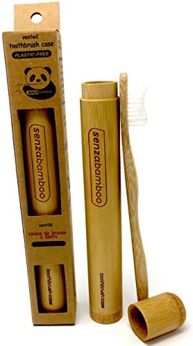 Bamboo Toothbrush Case Senzacare 1 Container