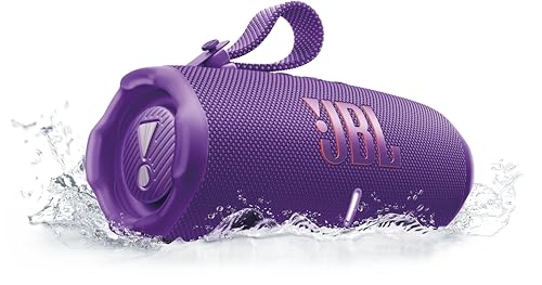 JBL Charge 6 Speaker Bluetooth Portatile Wireless, 28 Ore di Autonomia, Impermeabile IP68, Resistente alla Polvere e Antiurto, Suono JBL Pro con AI Boost, Connessione Multi-Speaker Auracast, Viola