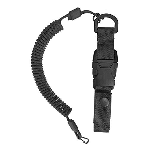 EdcX Paracord Nylon Tactical Lanyard, spiral cable, elastic key pendant made of Paracord, 4 types of fastening to choose from