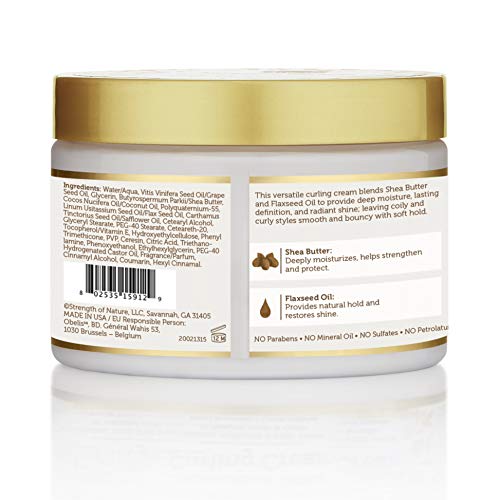 African Pride Moisture Miracle Shea Butter & Flaxseed Oil Curling Cream (3 Pack) - Shapes, Hydrates  - //medicalbooks.filipinodoctors.org