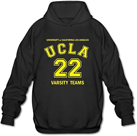Men's University Of California Los Angeles UCLA 22 Varsity Teams Long Sleeve Hooded Sweatshirt XX-Large Black