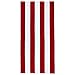 Kaufman- Red Cabana Stripe, Large Beach and Pool Towels- Set of 4. 100% Cotton Maximum Absorbency