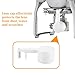 Powerextra Protective Durable Plastic Camera Lens Cap Cover + Flower Petal Lens Hood + Carbon Fiber Gimbal Guard for DJI Phantom 3 Advanced, 4K and Professional Drone