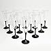 GlowCity Light-Up Plastic Champagne Flutes - LED Glow-in-the-Dark Party Glasses - Multiple Color Set of 12, FDA Approved, Batteries Included