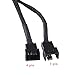 PWM Fan Cable, Dayree 4pcs Computer PC Fan Power Case Black Fan Splitter Cable 1 to 2 Converter for ATX Computer Case Cooling Fans