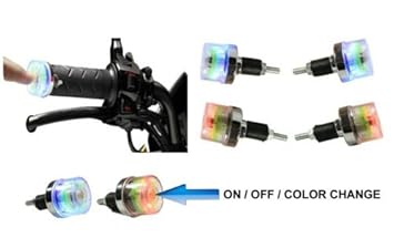 bike handle grip edge led light