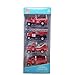 4 Cars in 1 Set Die - Metal Playset Toy Vehicle Models - Diecast Fire Truck Toy Emergency Vehicles - Mini Model Playset Preschool Learning Toys Set for Boys Kids