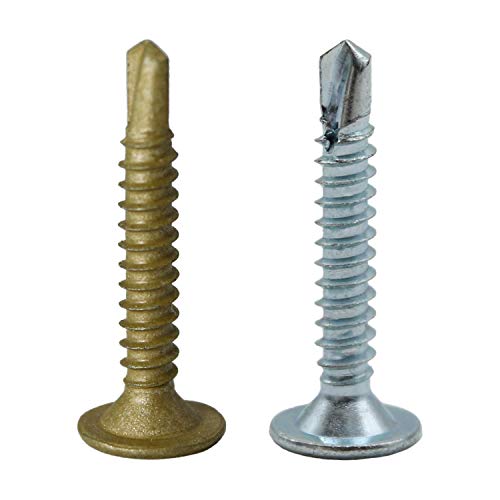 SELF Drilling Wafer Head Screw #10-16 X 1-1/4" Wood to Metal -Self Tapping TEK Screw Star/TORX Drive (5 POUNDS - 590 Approx. Screw Count) - Thumbnail 5