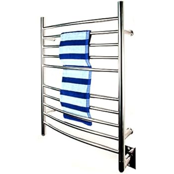 Amba RWH-CP Radiant Hardwired Curved Towel Warmer, Polished