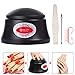 Gel Nail Polish Acrylic Steamer Remover Portable Harmless Nail Machine Nail Art Tools BLUETOP (electric,black)
