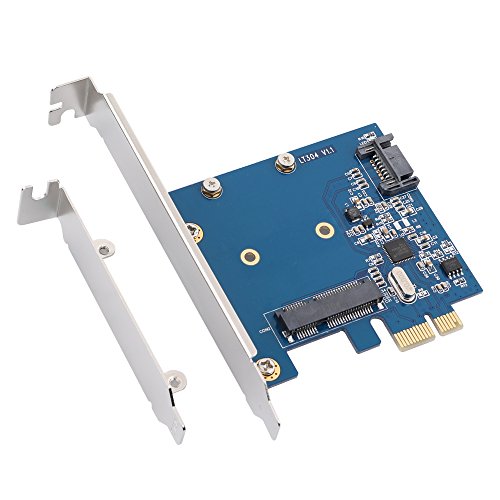 QNINE PCIe to MSATA SSD or Combo Expansion Card, PCI