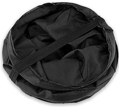 Guokoo Black Compact Mini Collapsible Car Bin, 1.1 x 6.5 x 8 inches - Image 4