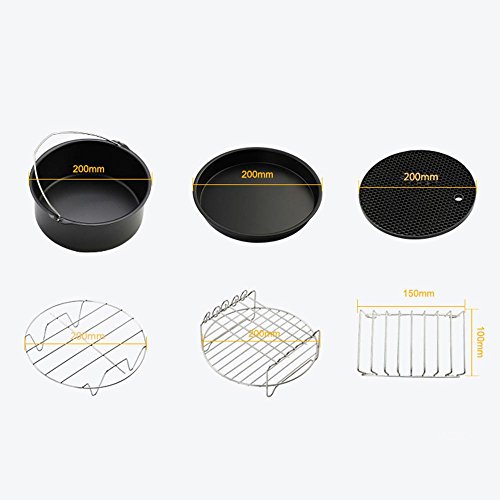 image for Air Fryer Accessories,niceeshop(TM) Deep Fryer Air Fryer Parts for Phi