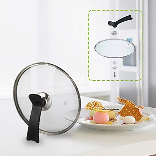 Pressure Cooker Accessory Set, Accessories 6 Qt Compatible with 6Qt Instant Pot, with Silicone Sealing Rings, Tempered Glass Lid, Steamer Basket, Non-Stick Springform Pan