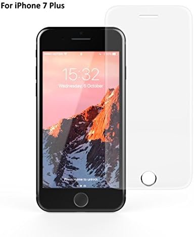 iPhone 7 Plus Screen Protector, Hotbin 9H Full Edge to Edge Coverage Ballistic Tempered Glass, Premium 4D Curved Edged Screen Protection for Apple iPhone 7 Plus