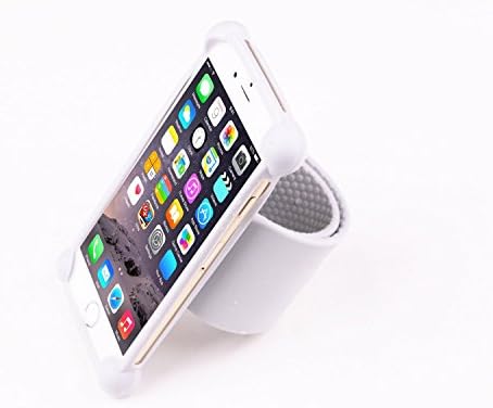Vaste Sports Running Armband Waterproof for iPhone 7, 6, 6S (4.7-Inch), Galaxy S3/S4, iPhone 5/5C/5S Silicone Material (light gray)