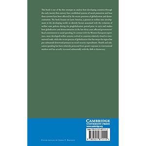 The Political Economy of the Welfare State in Latin America: Globalization, Democracy, and Development
