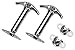 Bestop 51291-00 Replacement Chrome Hood Latch Kit