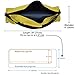 YogaAddict Yoga Mat Bag ‘Compact’ with Pocket, 28″ Long, Fit Most Mat Size, Extra Wide, Easy Access – Yellowthumb 2