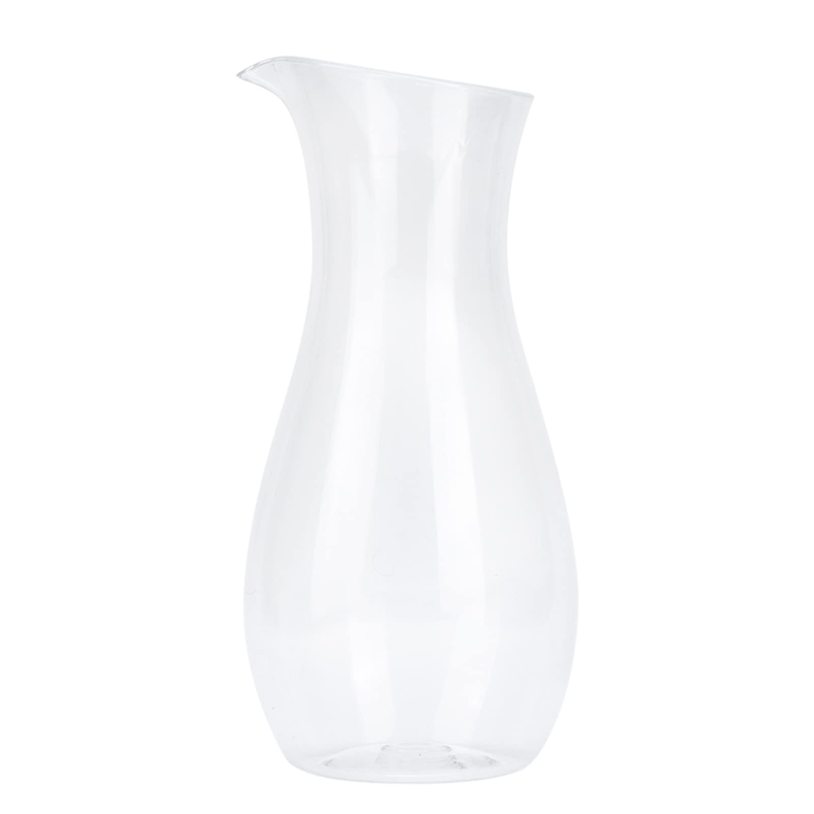 Plastic Carafe Water Pitcher Juice Pitcher Clear Beverage Carafe, Water Carafe Beverage Jug for Homemade Iced Tea Juice, Narrow Neck for Iced Tea Powdered Juice Cold Brew Lemonade(700cc)