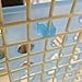 Misyue 2 Pieces Pack Rabbit Mats for Cages Plastic Small Animal Cage Hole Mat Prevent Little pet Skin Disease with 4 Fixed Tabs （Blue
