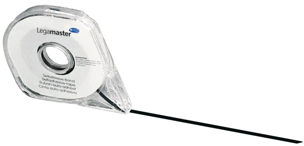 Legamaster Separation Tape Black - Width 2.5mm, 16 m for clear and easy lines on whiteboards or glassboards - easy removeable whiteboard tape