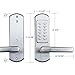 Elemake Right Handed Keyless Entry Lock Door Keypad Mechanical Security - Upgrade (Not Deadbolt,Only for Single Borehole Door, Borehole Smaller Than Dia. 2-1/8”,Need Drill Additional 4 Holes)