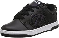 Heelys Girls Voyager Tennis Shoe, Black