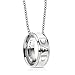 Silove Love You Dad Mom Stainless Steel Necklace for Men Women Dad Birthday Gifts Jewelry