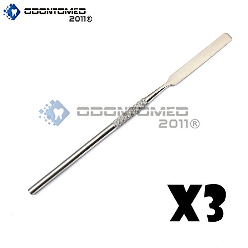 OdontoMed2011 3 PCS DENTAL CEMENT LAB MIXING 17.7CM SPATULAS WAX MODELING STAINLESS STEEL INSTRUMENTS ODM