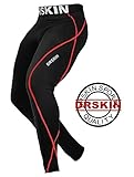 [DRSKIN] DB04 Compression Tight Pants Base Layer Running Pants Men Women (S)