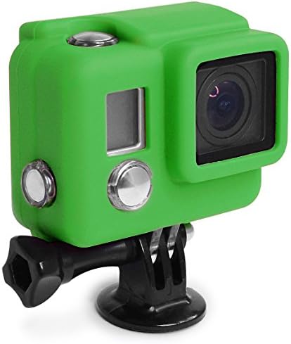XSoriesSilicone Cover HD3+, Cover Fits All GoPro 3, GoPro 3+ Camera Housings, GoPro Accessories, GoPro 3 Accessories, GoPro 3+ Accessories (Green)