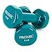 PROMIC 1lb to 20lb Hand Weights Deluxe Solid Vinyl Dumbbells with Non-Slip Grip for Hand Exercise
