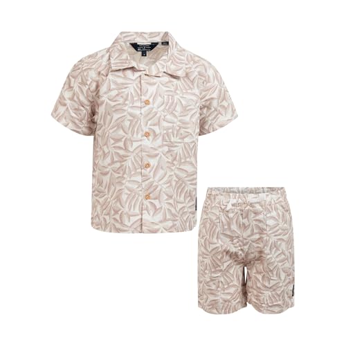 Ben Sherman Clothes Boys’ 2-Piece Tech Polo Short Set Polo Shirt & Shorts Outfit for Baby Toddler & Big Boys (4) - Brown at Amazon