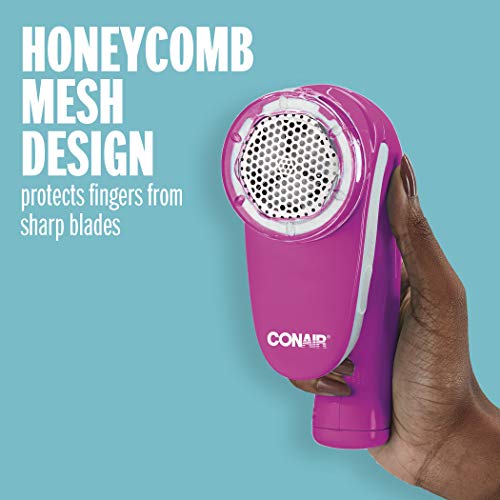 Conair Fabric Shaver and Lint Remover, Battery Operated Portable Fabric