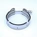 Stainless Steel V Band Clamp & Male/Female Flange Assembly Set 3.0 Inch(I.D.)